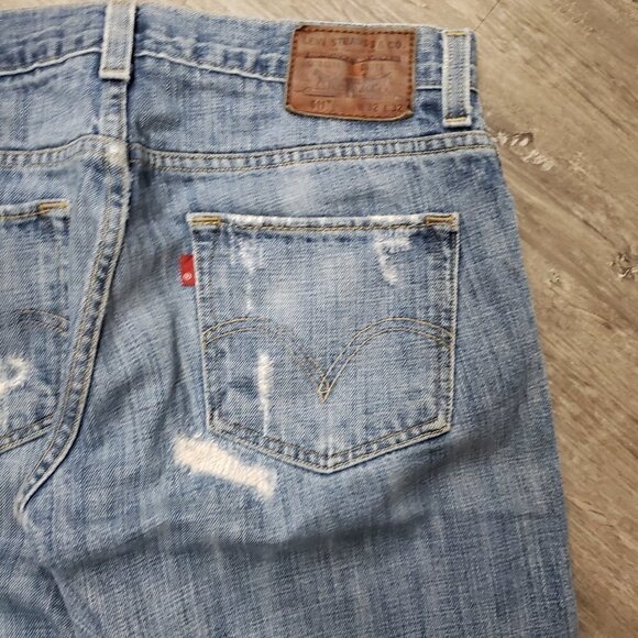 Vintage Levi's 511 Redone Jeans Sz 32 Mens - Picture 9 of 12
